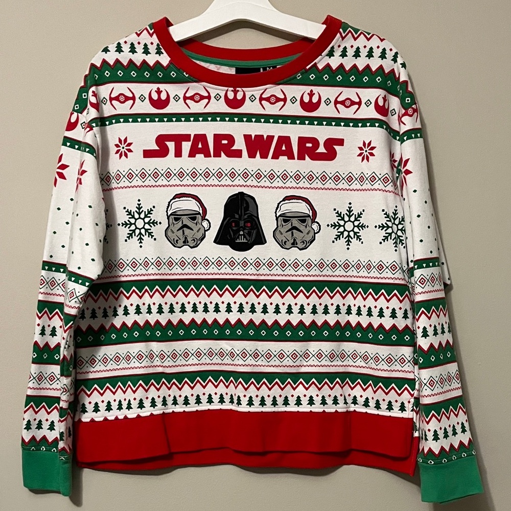 Star Wars Holiday Sweater - Red, Green, White